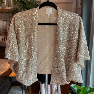 ❗️SOLD❗️Halogen sequin jacket